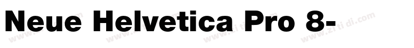 Neue Helvetica Pro 8字体转换